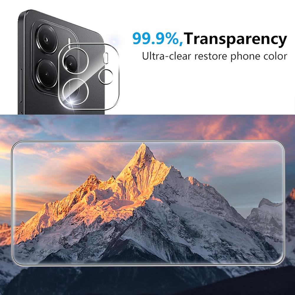 4in1 Glas Set für Xiaomi Redmi Note 14 (4G)