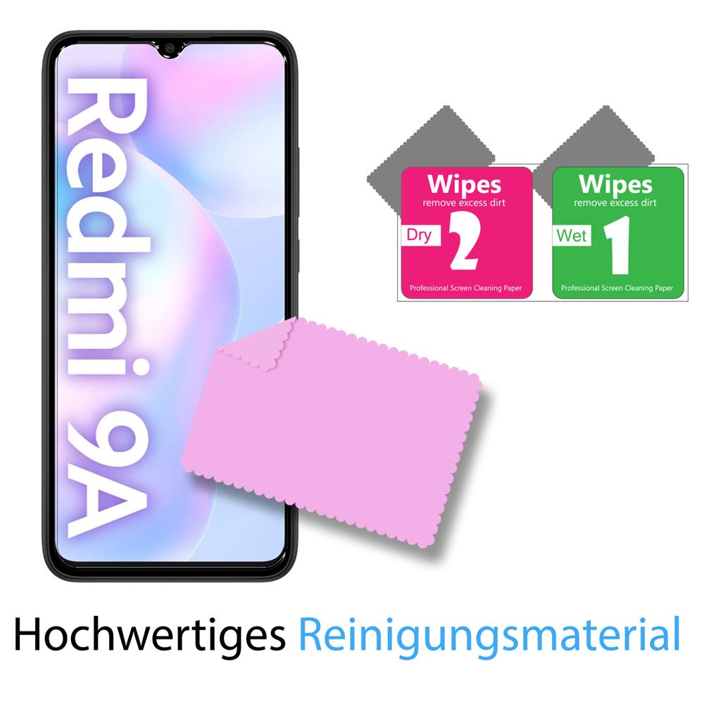 Glas 2in1 für Xiaomi Redmi 9A