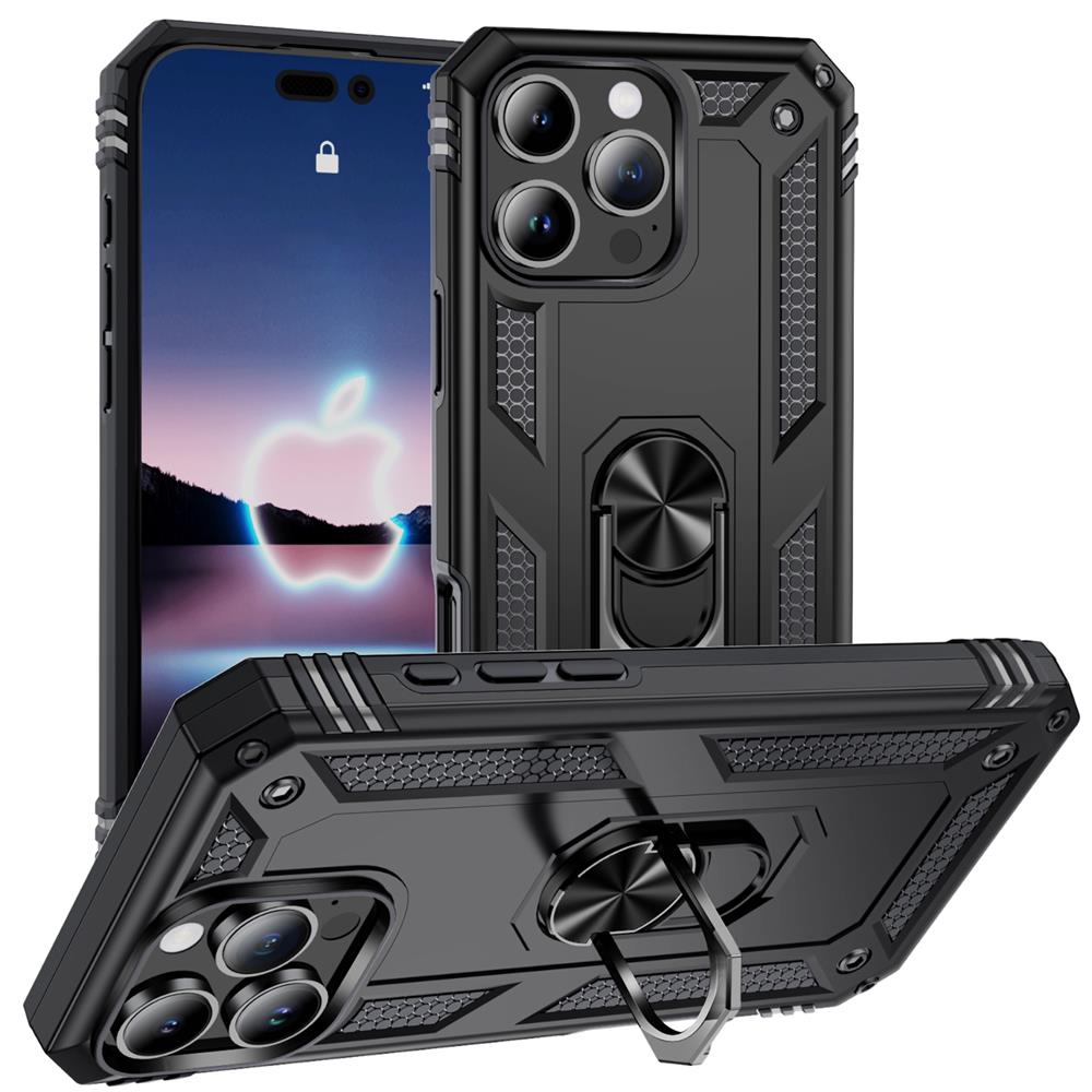 Army Case für Apple iPhone 16 Pro Max in Schwarz