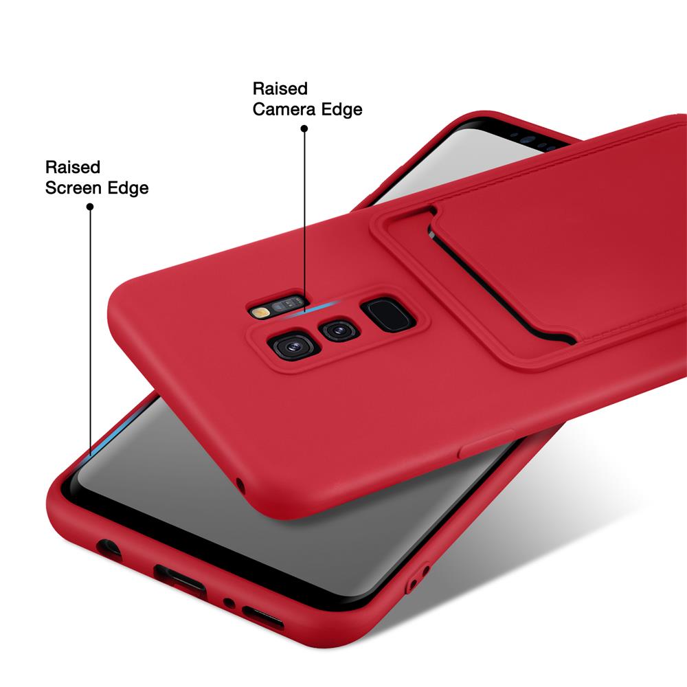 Card Case für Samsung Galaxy S9 Plus in Rot