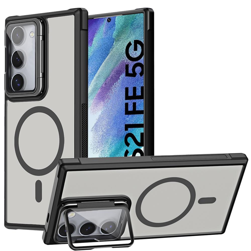 Colour Magsafe für Samsung Galaxy S21 FE in Schwarz