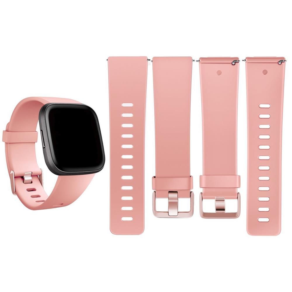 Fitnessarmband TPU für Fitbit Versa / Lite - Größe S in Braun