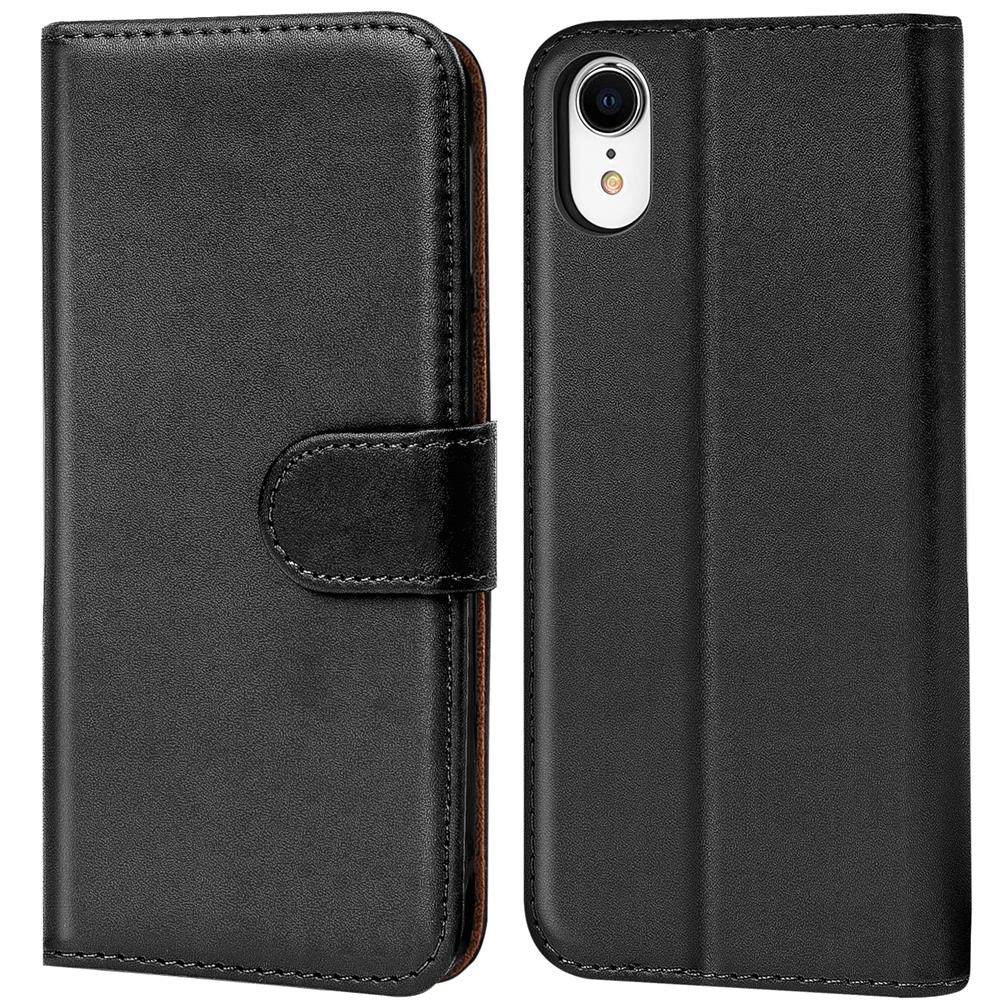 Basic Wallet für Apple iPhone XR in Schwarz