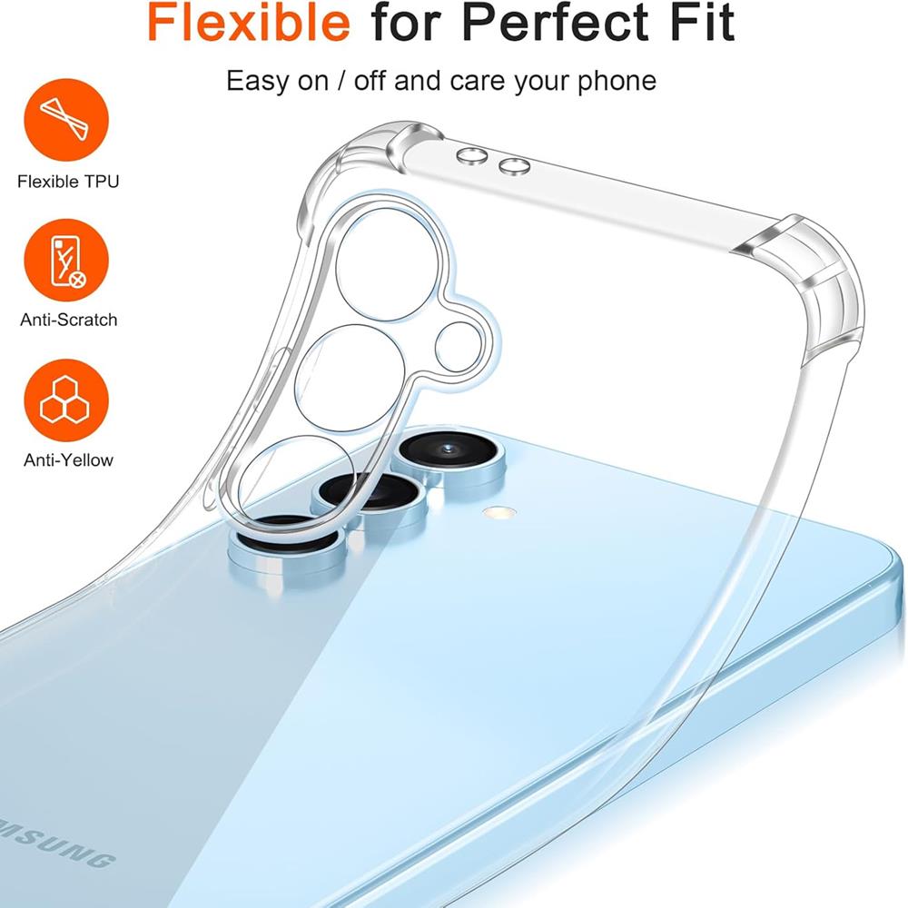 Rugged TPU für Samsung Galaxy S24 FE in Transparent