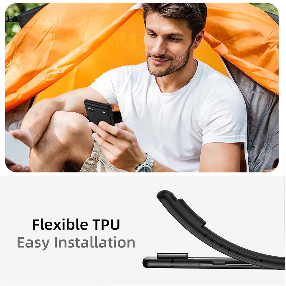 Classic TPU für Google Pixel 6a in Schwarz