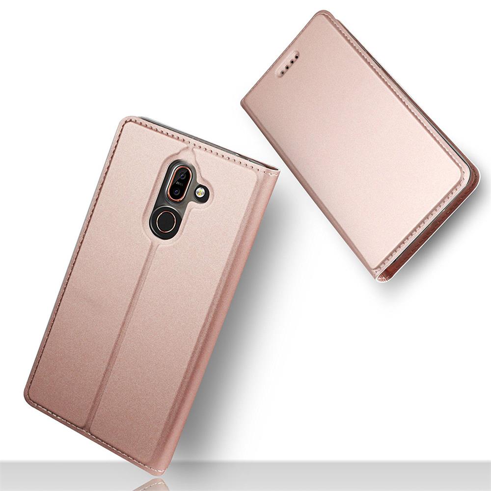 Electroplated Flip für Nokia 8.1 in Rosegold