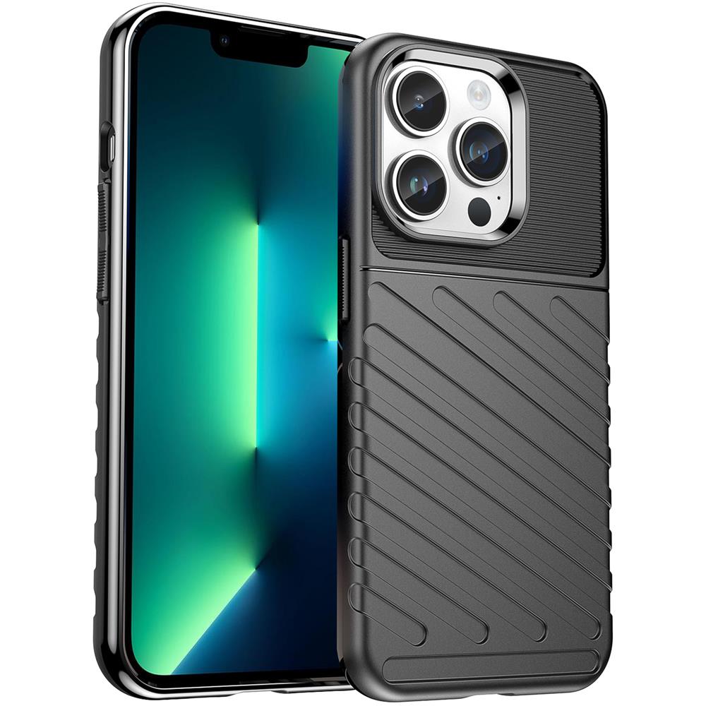 Thunder Case für Apple iPhone 13 Pro Max in Schwarz