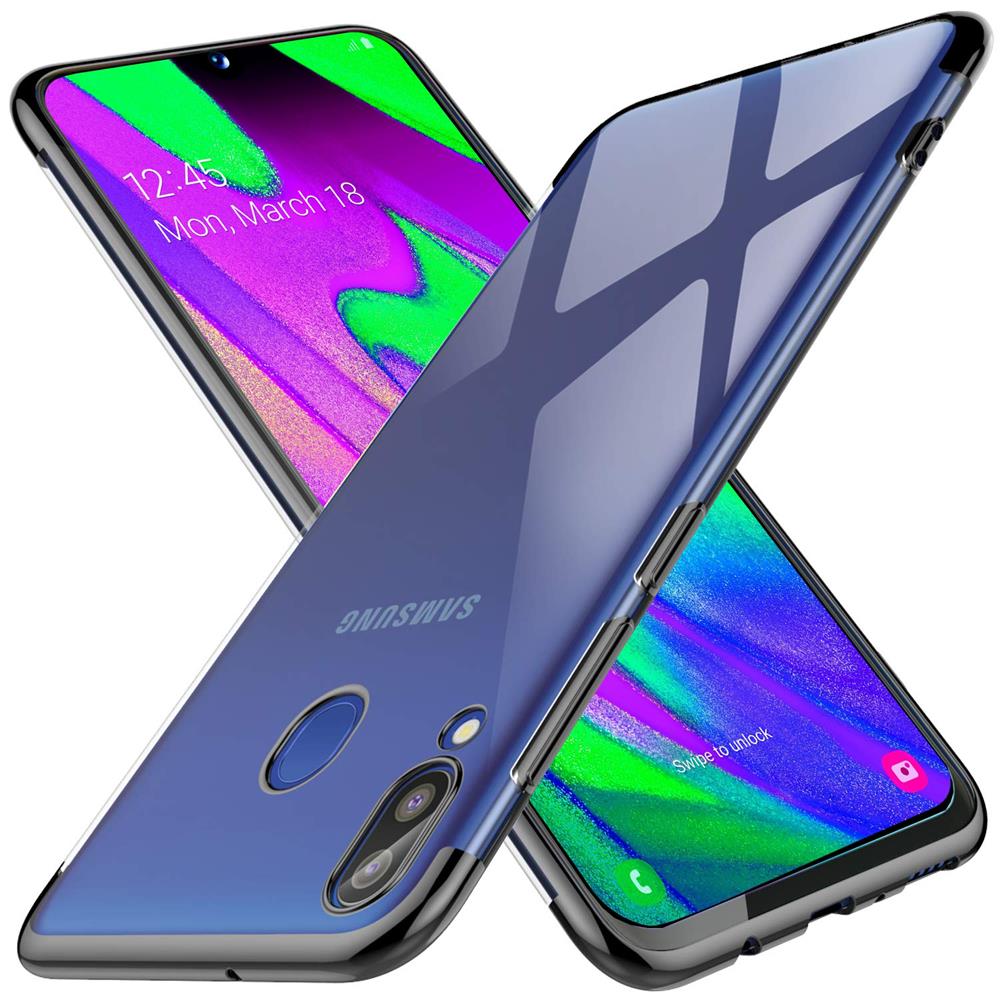 Zero Edge Color für Samsung Galaxy A40 in Schwarz