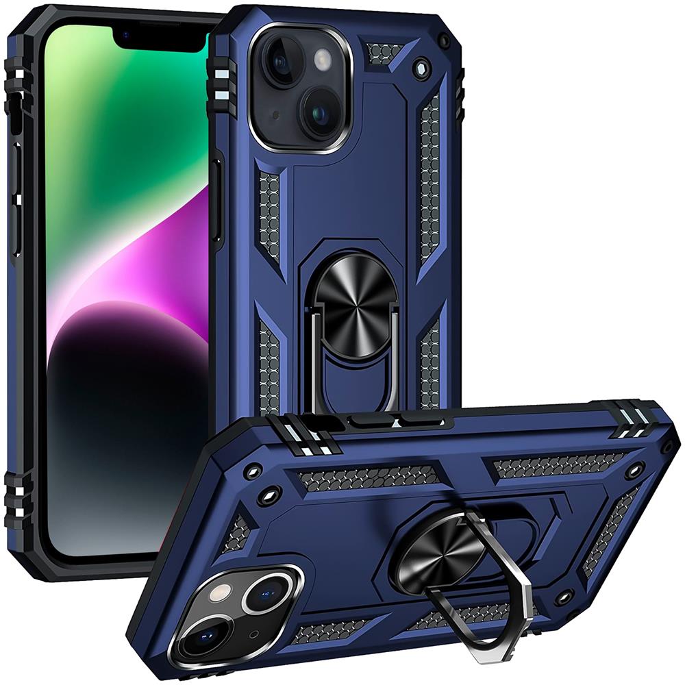 Army Case für Apple iPhone 15 Plus in Blau