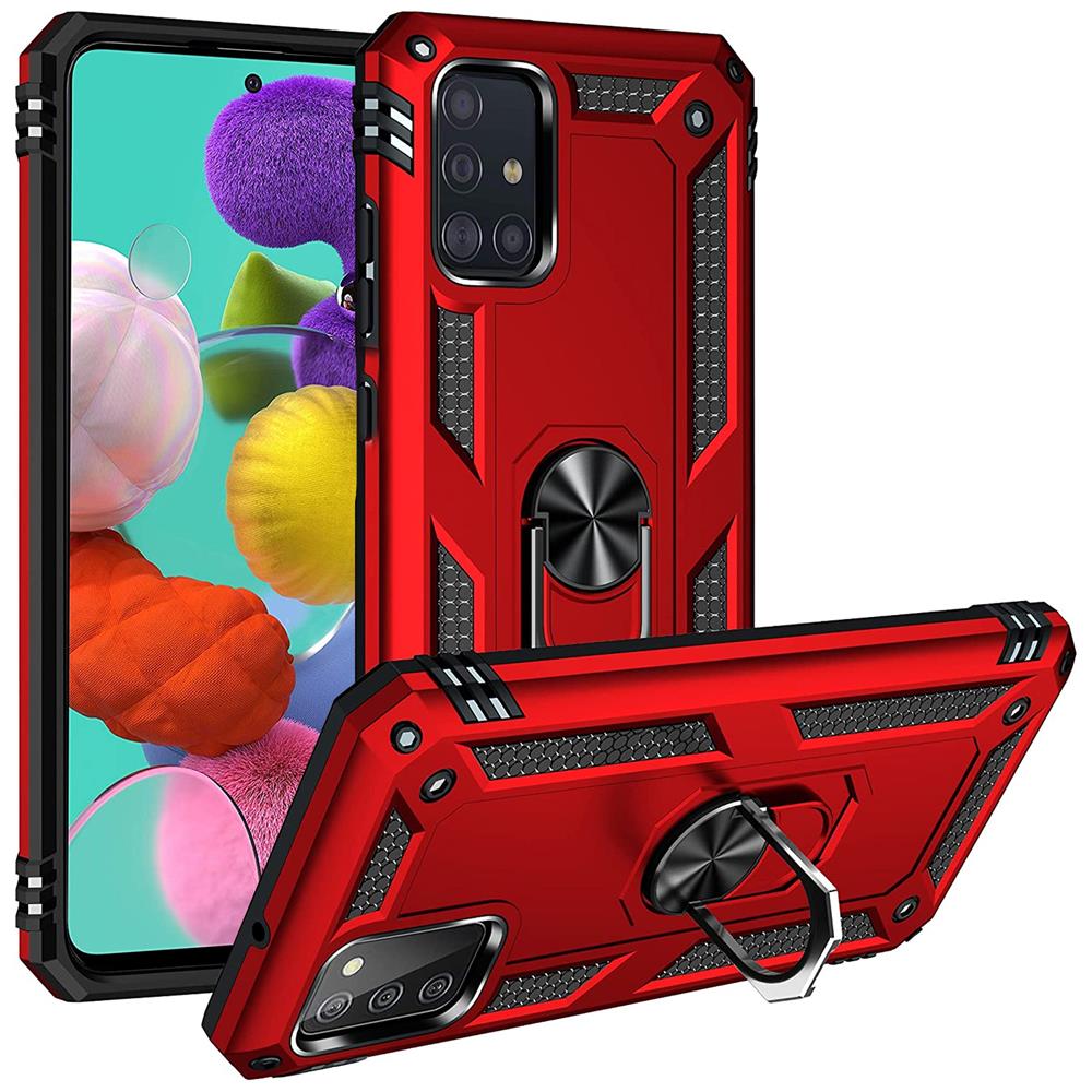 Army Case für Samsung Galaxy A51 in Rot