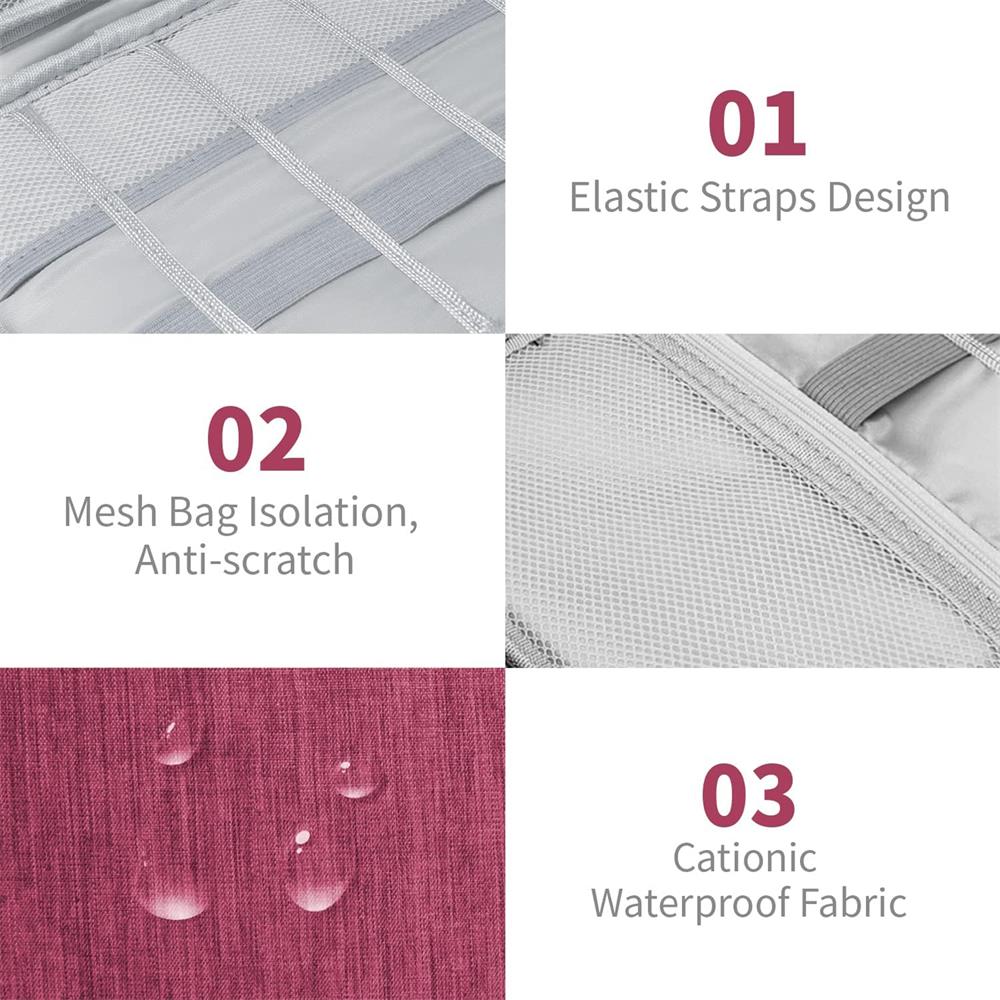 Reiseorganizer - Digital Bag in Rot