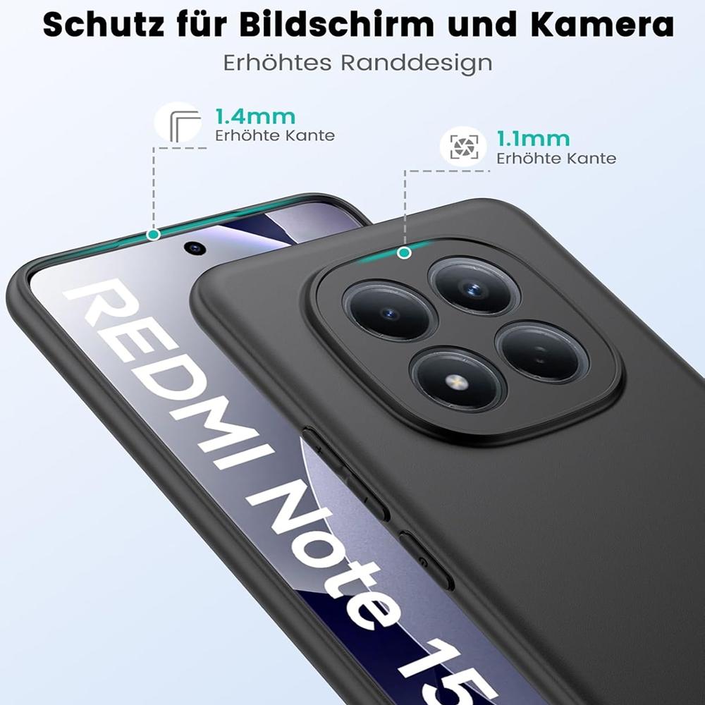 Classic TPU für Xiaomi Redmi Note 15 Pro 4G in Schwarz