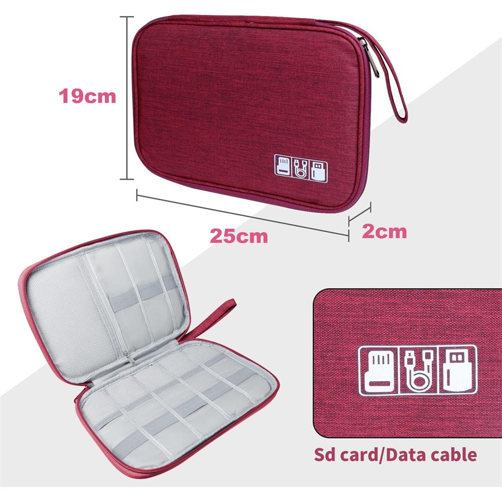 Reiseorganizer - Digital Bag in Rot