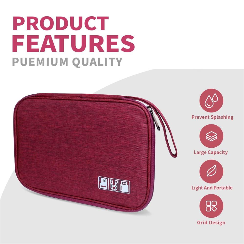 Reiseorganizer - Digital Bag in Rot