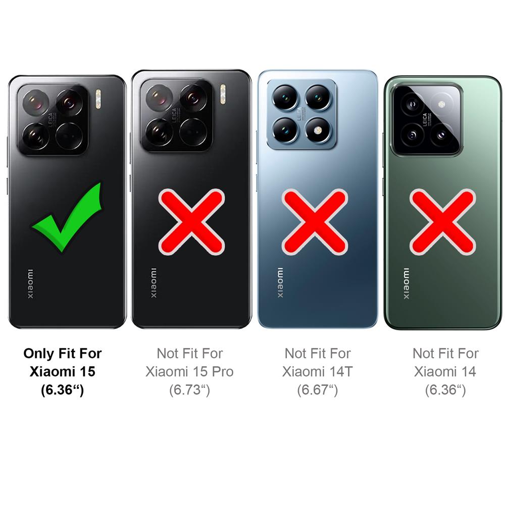 Army Case für Xiaomi 15 in Schwarz