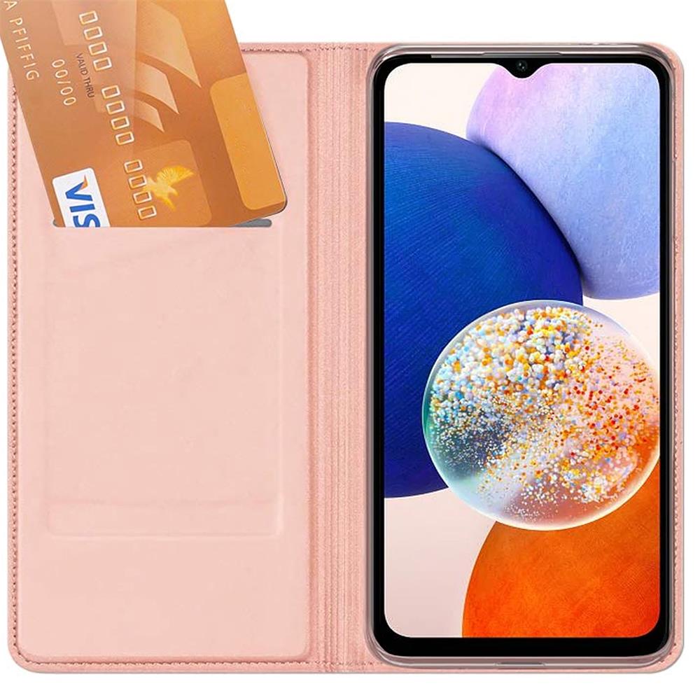 Electroplated Flip für Samsung Galaxy A14 4G/5G in Rosegold
