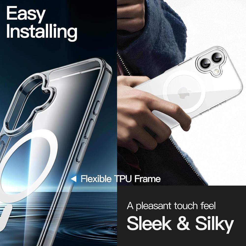 Magsafe TPU Case für Apple iPhone 17 in Transparent