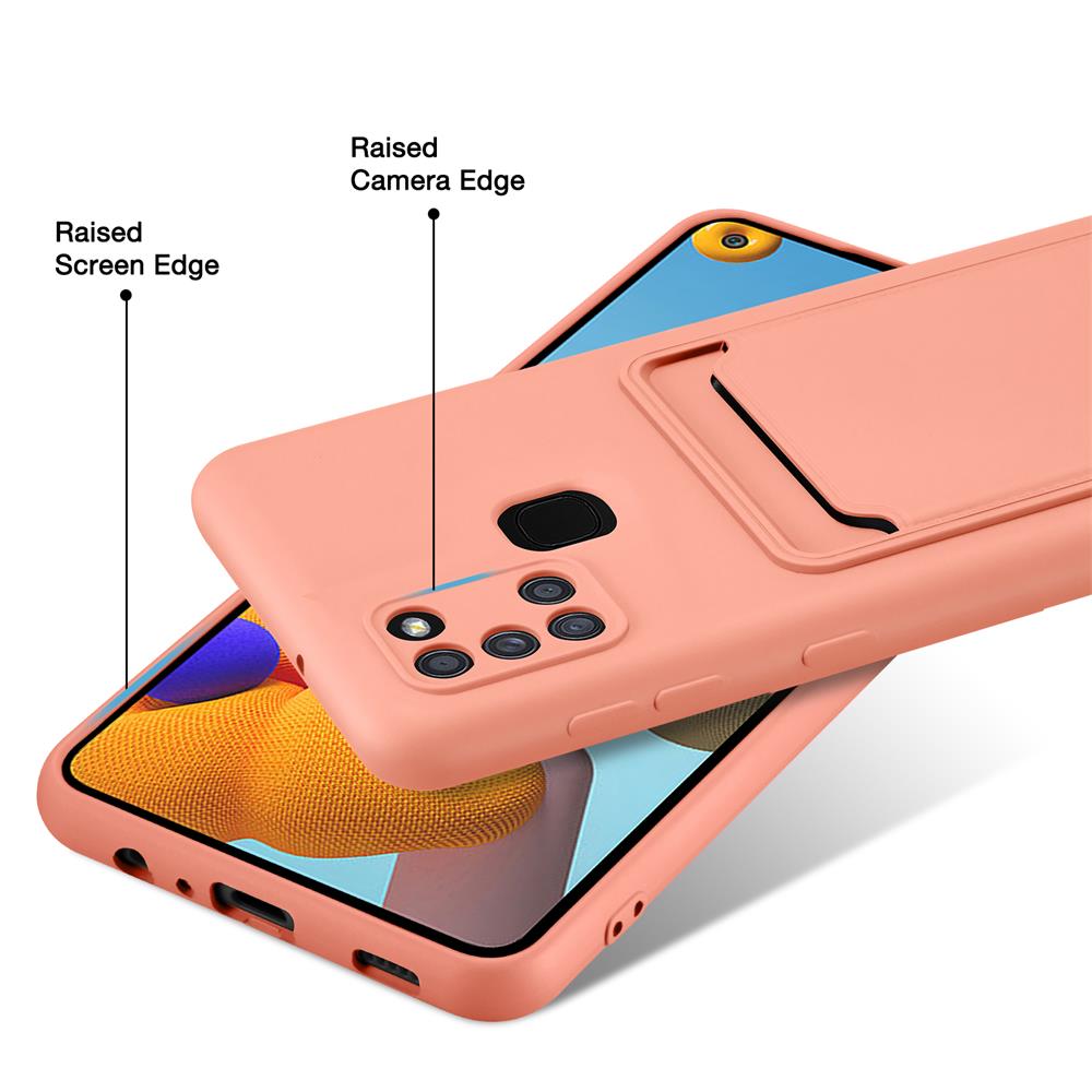 Card Case für Samsung Galaxy A21s in Rosa