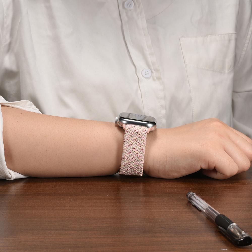 Loop Nylonarmband für Apple Watch 1-11/SE1-3/Ultra1-3 - 42/44/45/49mm in Rosé - Universal