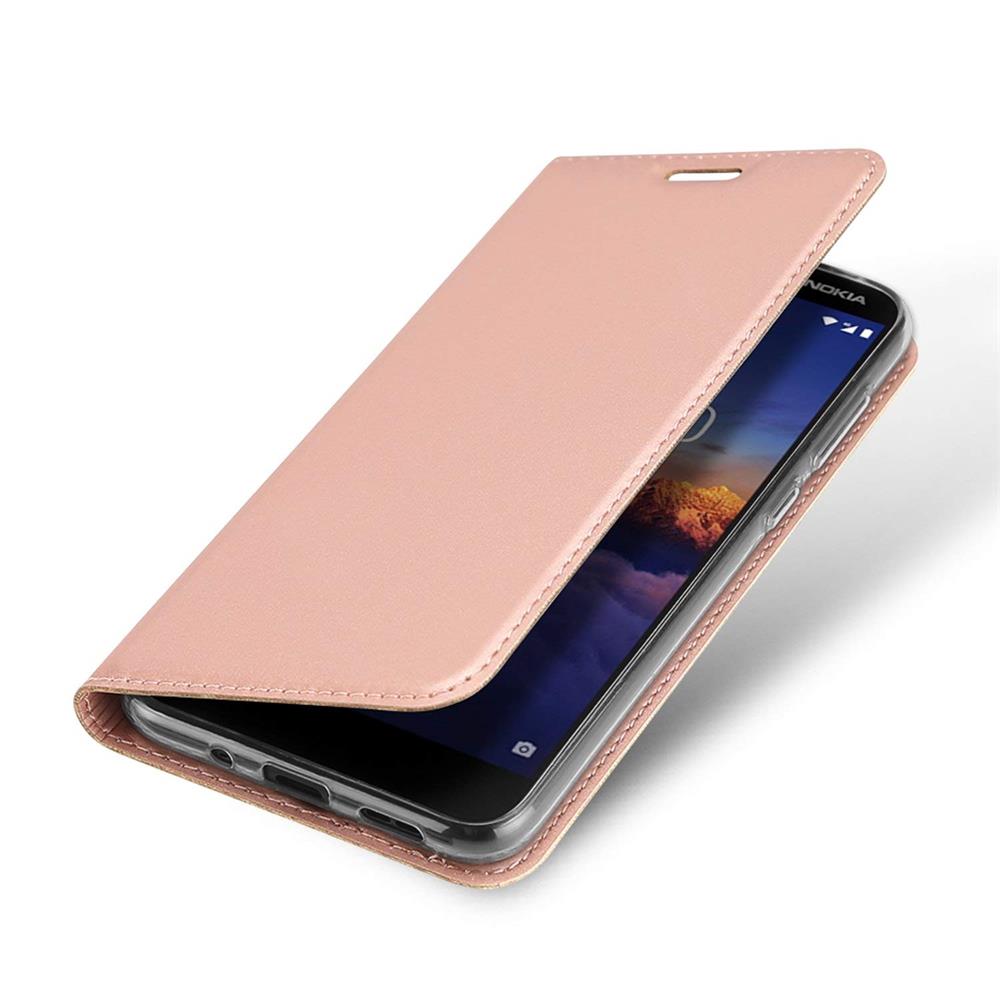 Electroplated Flip für Nokia 3.1 in Rosegold