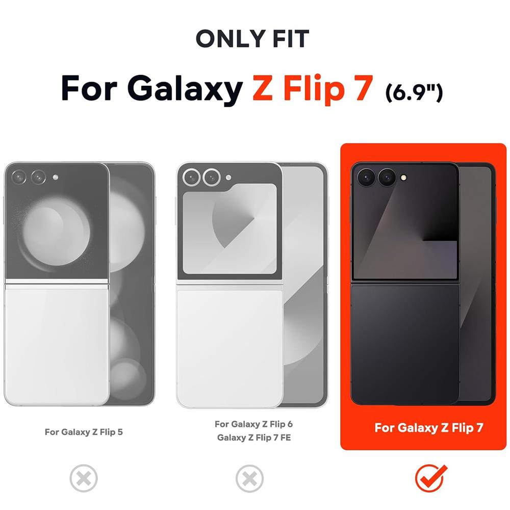 Army Case für Samsung Galaxy Z Flip 7 in Schwarz