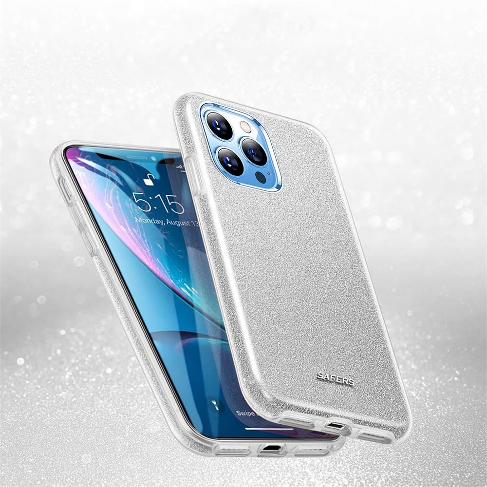 Shiny TPU für Apple iPhone 14 Pro Max in Silber