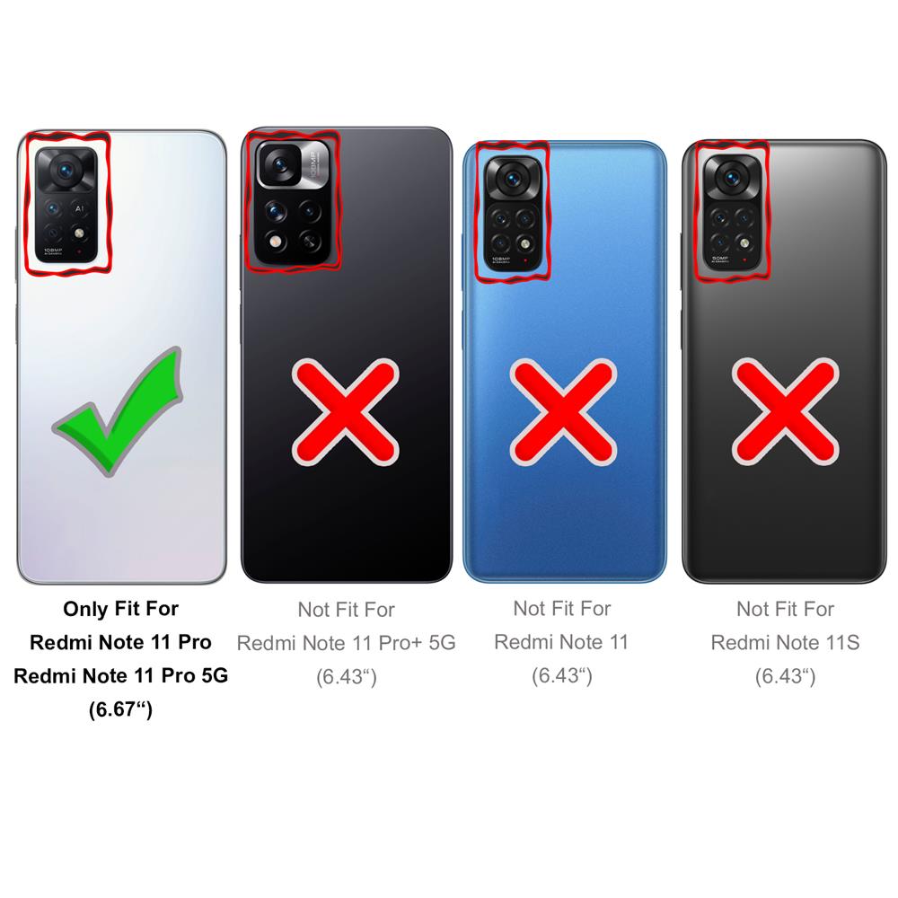 Thunder Case für Xiaomi Redmi Note 11 Pro / Pro 5G in Schwarz