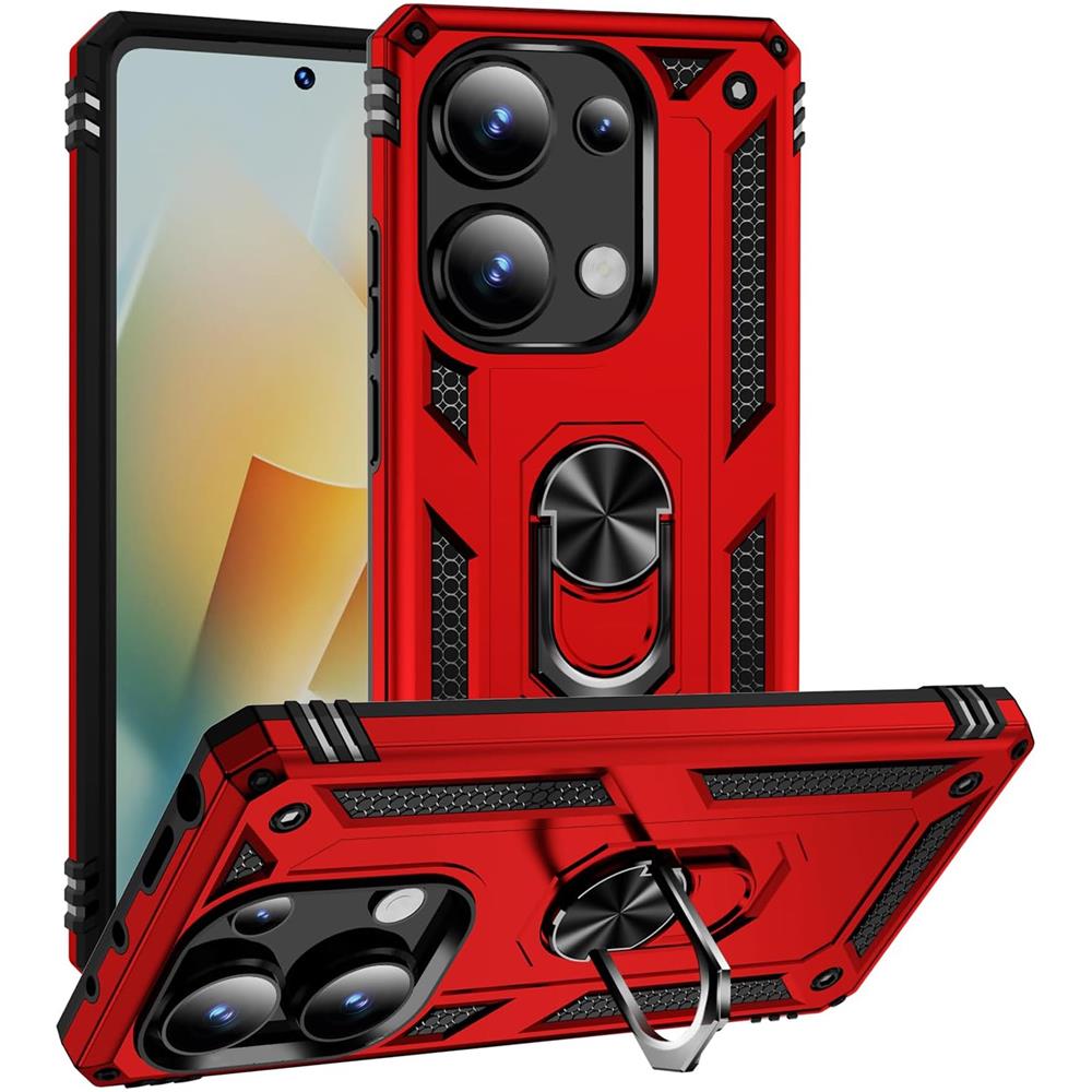 Army Case für Xiaomi Redmi Note 13 Pro 4G in Rot
