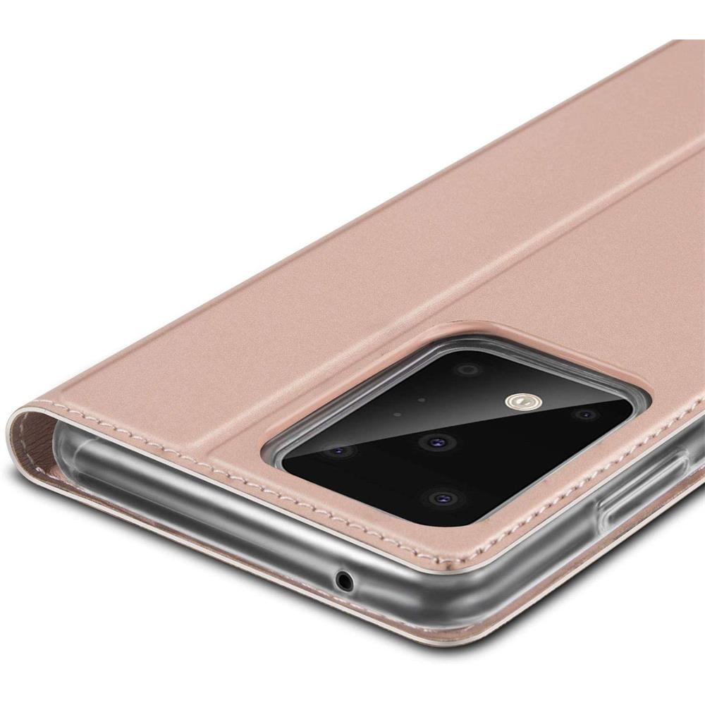 Electroplated Flip für Samsung Galaxy S20 Ultra in Rosegold