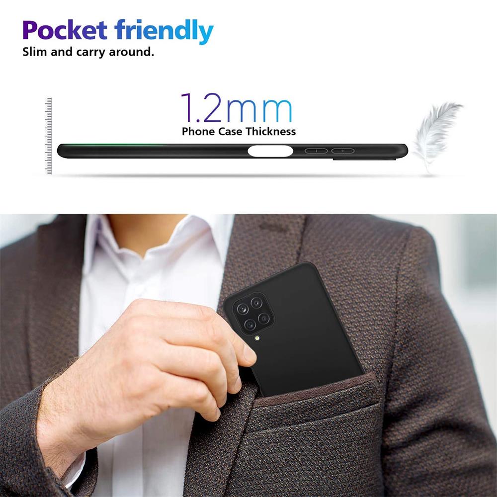 Classic TPU für Samsung Galaxy A12 / M12 in Schwarz