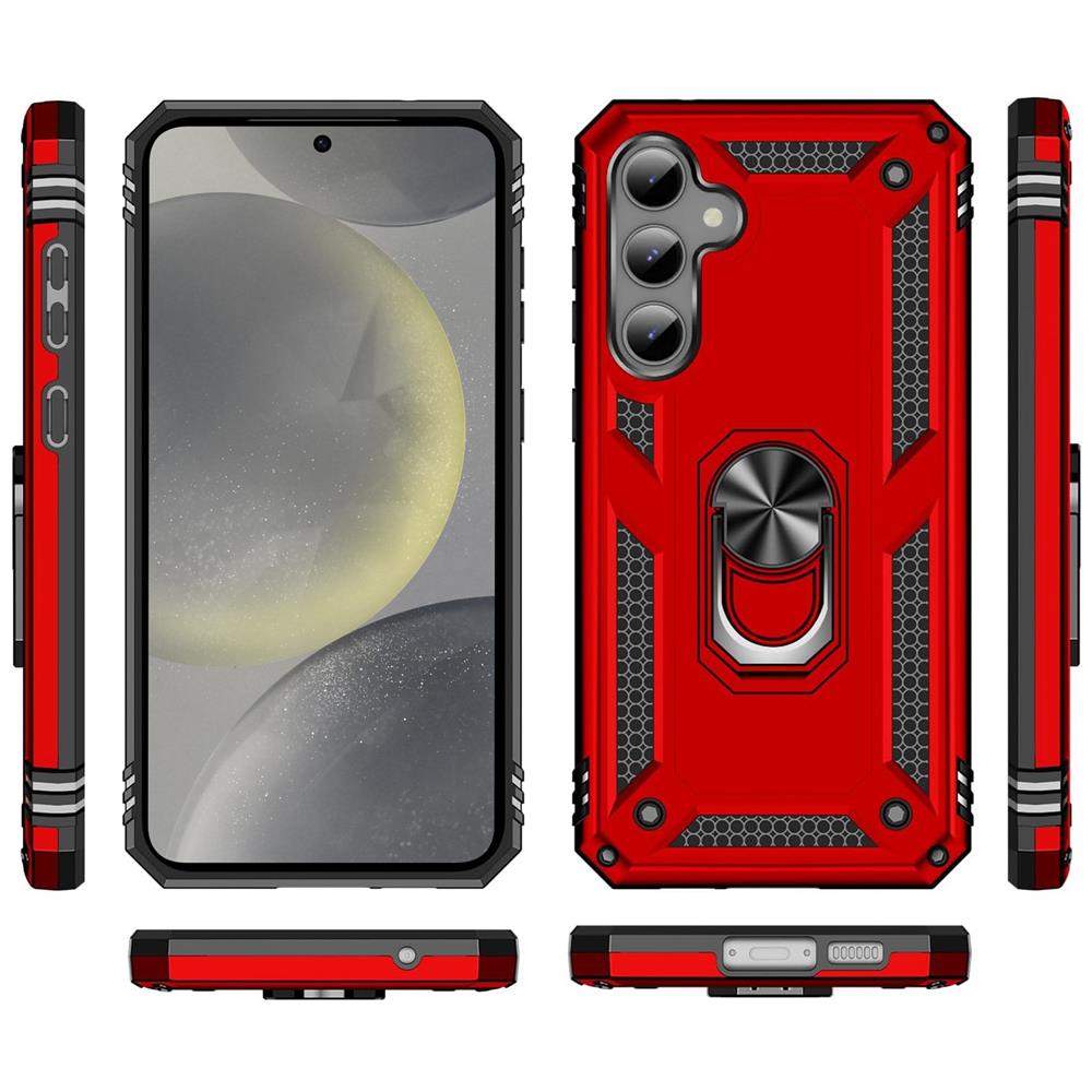 Army Case für Samsung Galaxy S24 Plus in Rot
