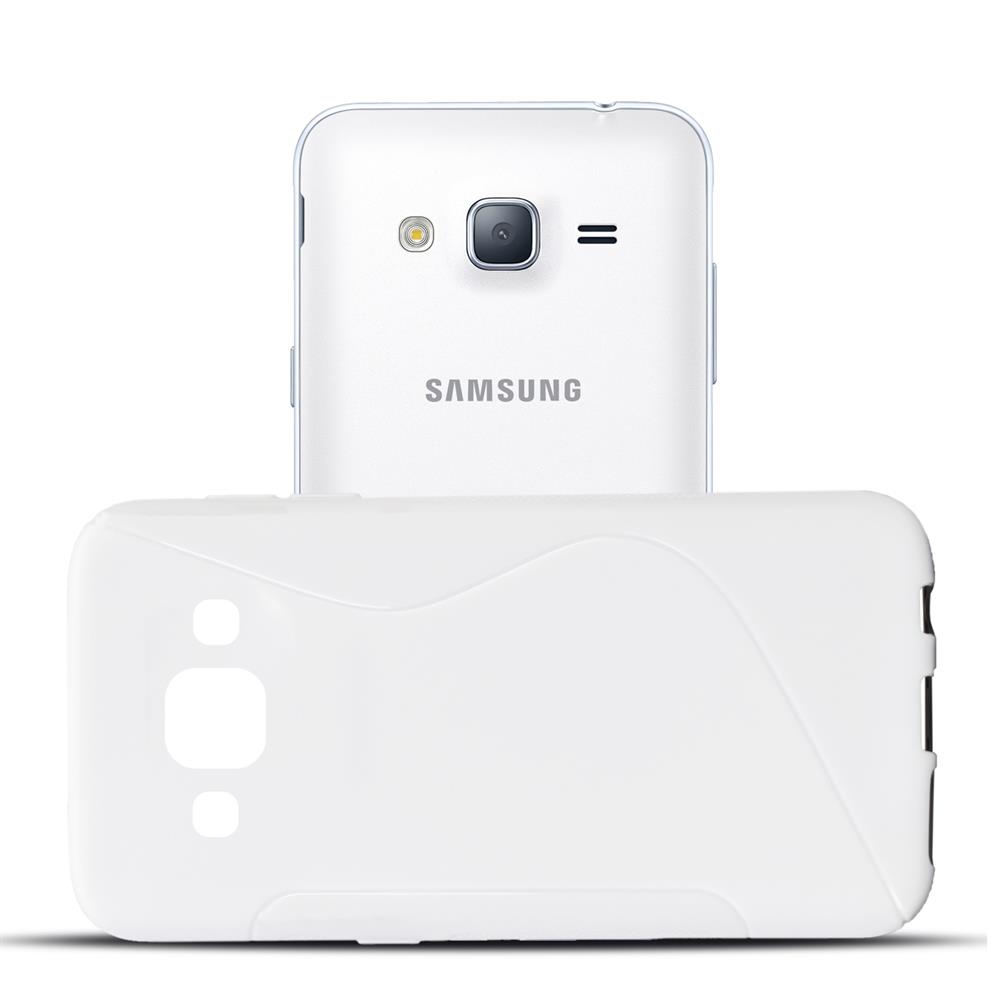 S-Line für Samsung Galaxy J1 2016 in Weiss