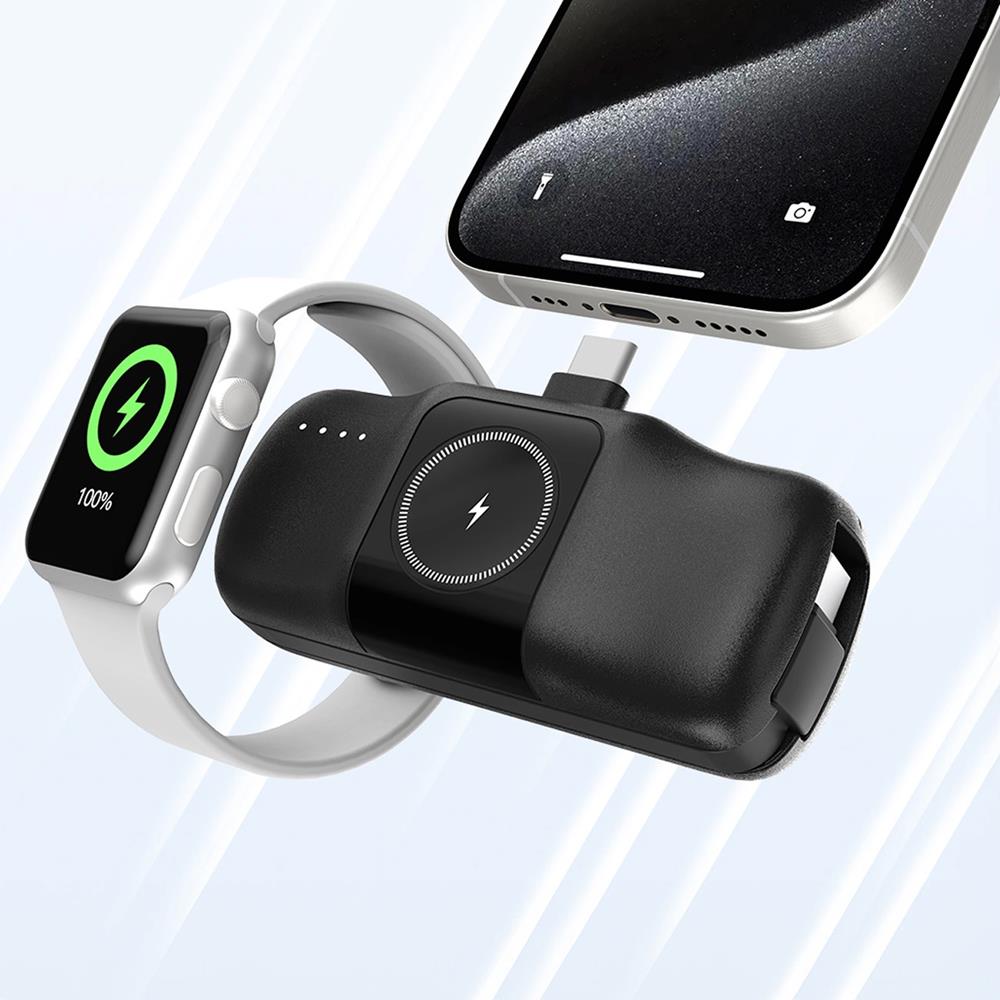 Power Bank - Wozinsky - Apple Watch WF16-YC - 5000 in Schwarz