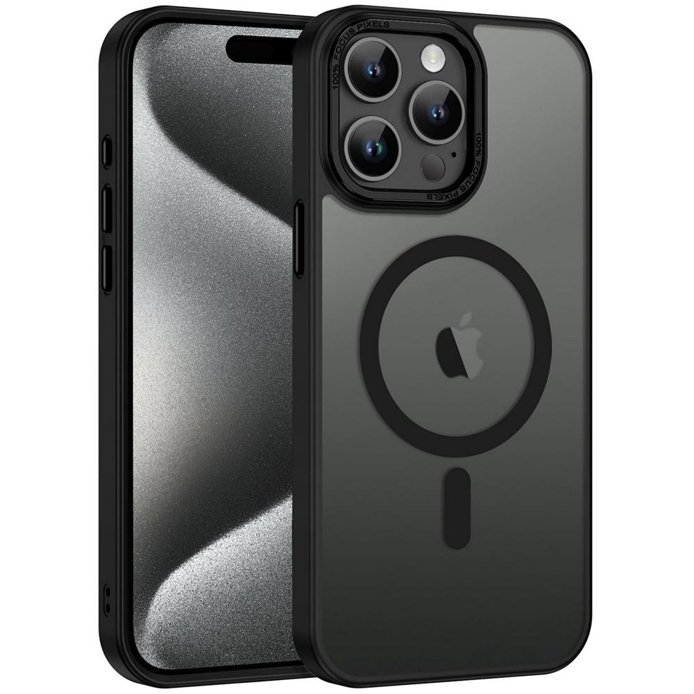 Frame Case für Apple iPhone 15 Pro Max in Schwarz
