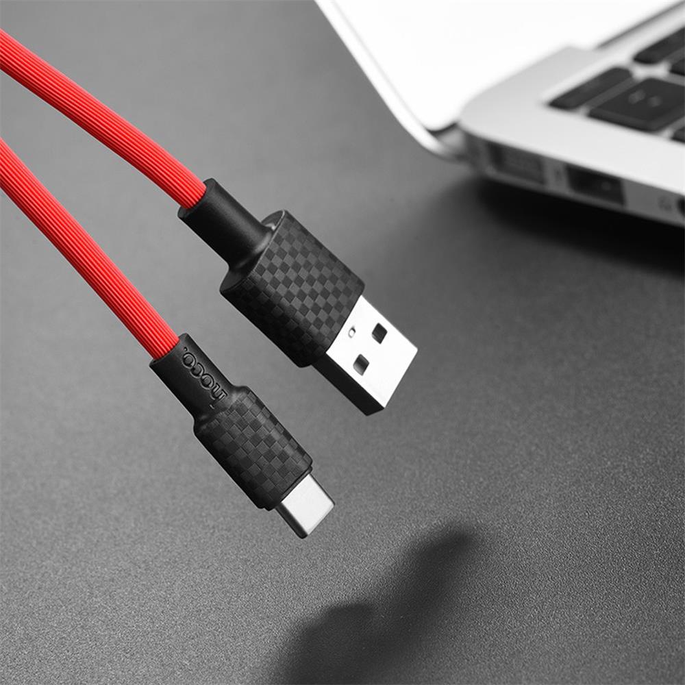 Hoco USB Kabel - X29 Typ C - 1M in Rot