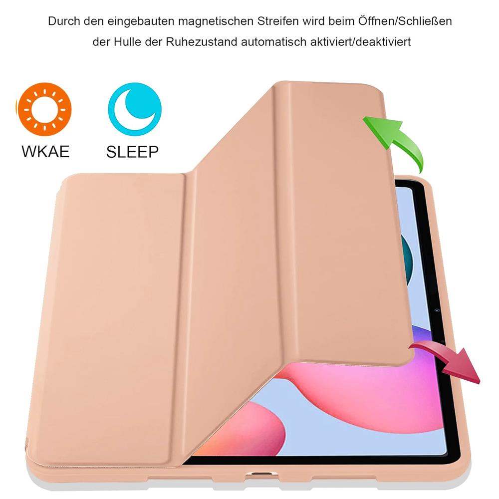 Smart Cover für Samsung Galaxy Tab S10 FE Plus in Rosa