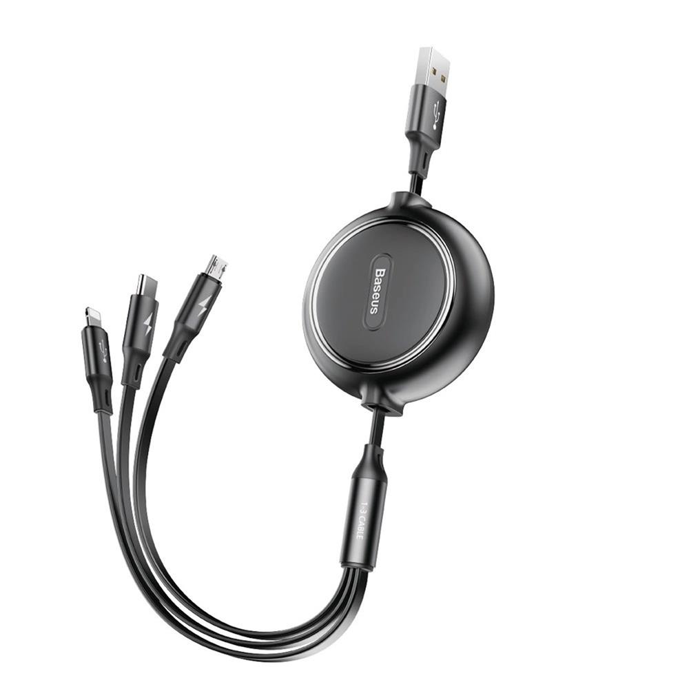 Baseus USB Kabel - CAMLT-JH01 - 3in1 in Schwarz