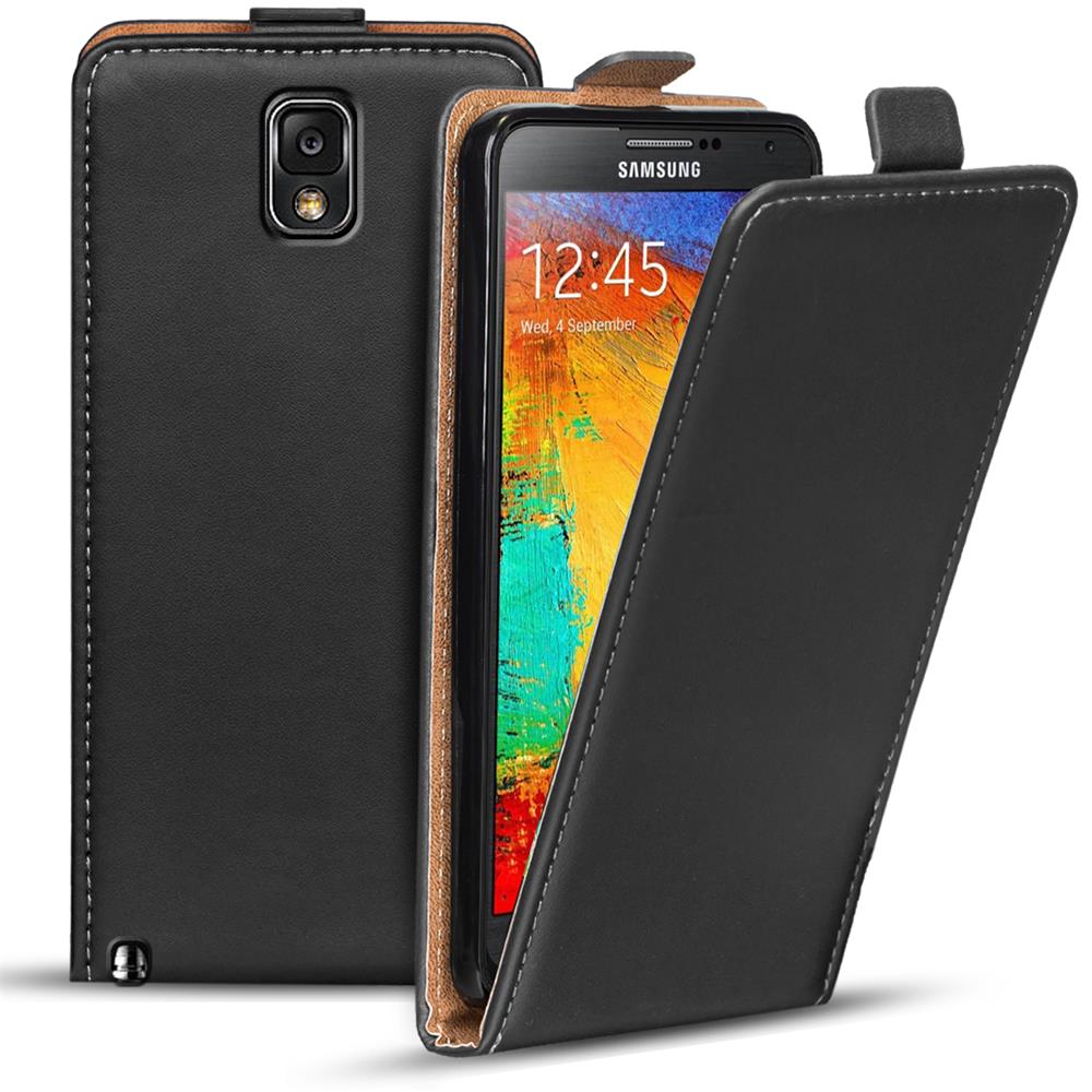 Basic Flip für Samsung Galaxy Note 3 in Schwarz