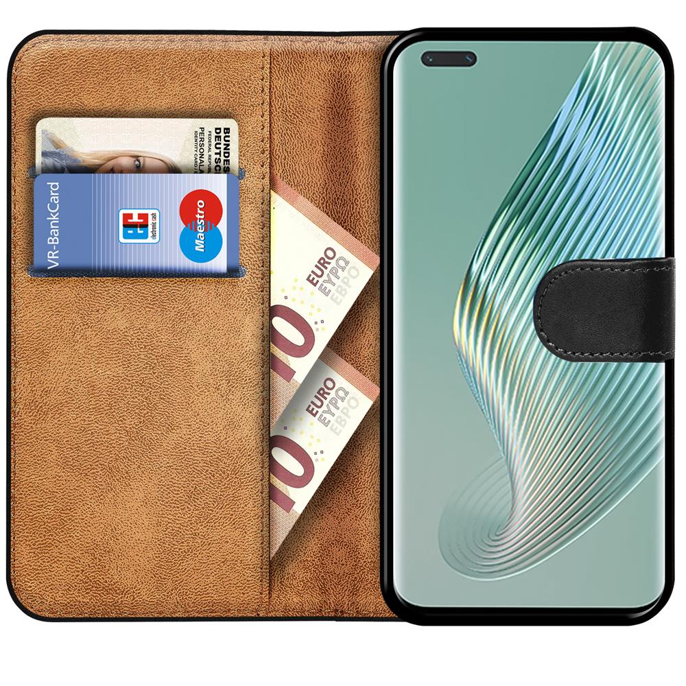 Basic Wallet für Honor Magic 5 Pro in Schwarz