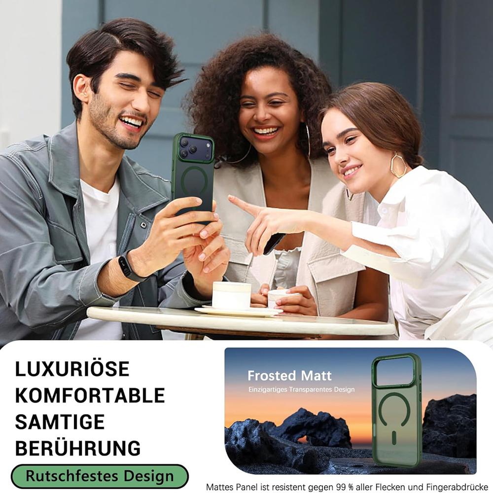 Frame Case für Apple iPhone 17 Pro Max in Grün