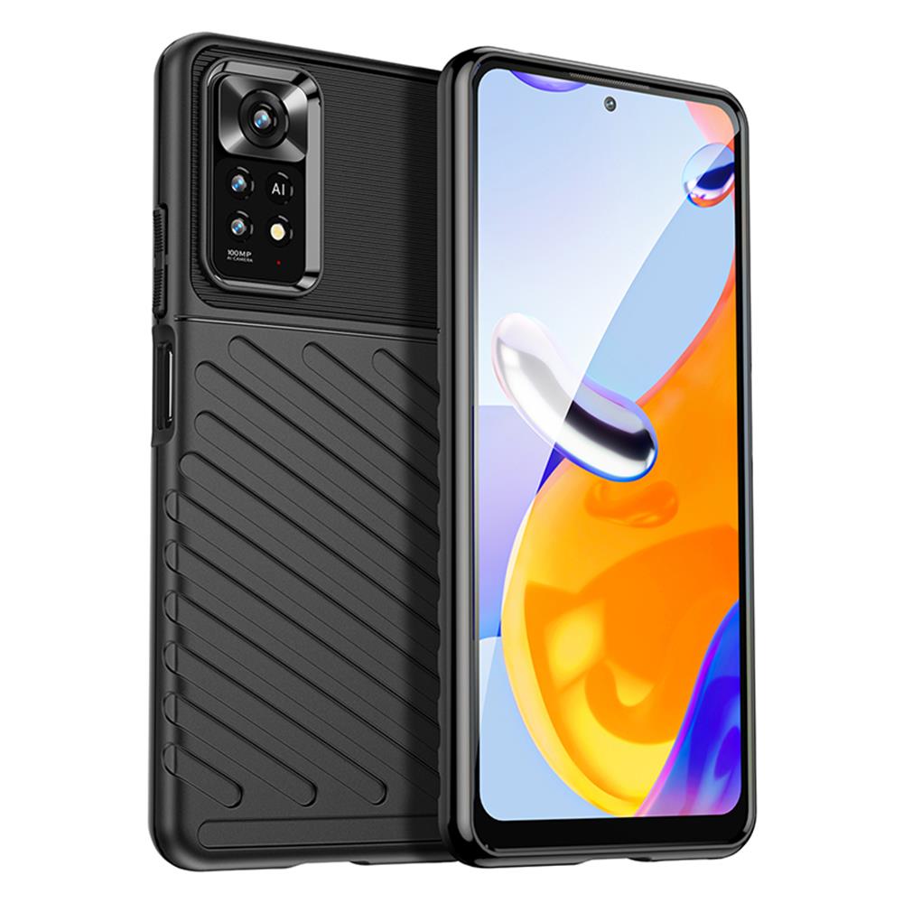Thunder Case für Xiaomi Redmi Note 11 Pro / Pro 5G in Schwarz