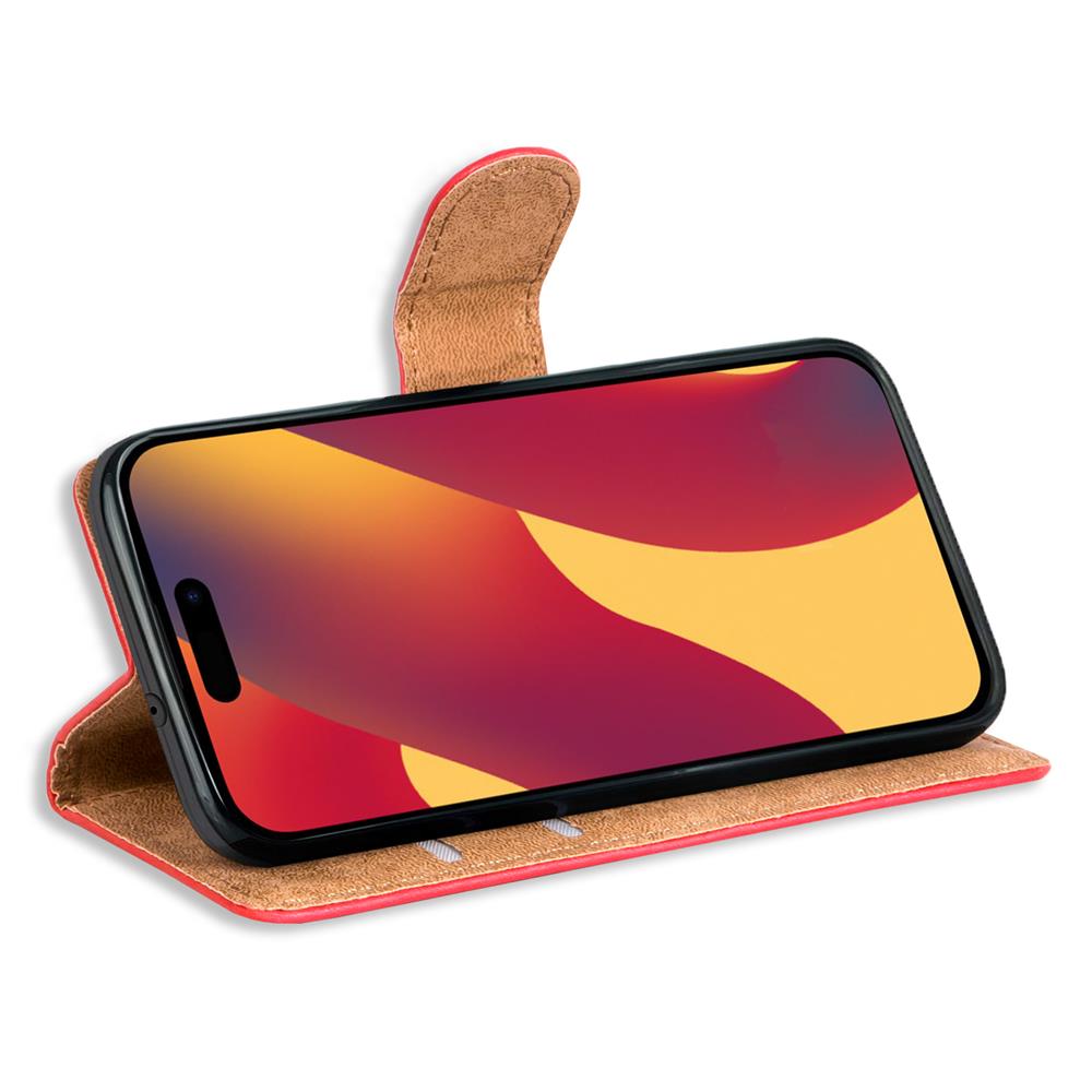 Basic Wallet für Apple iPhone 16 Pro Max in Rot