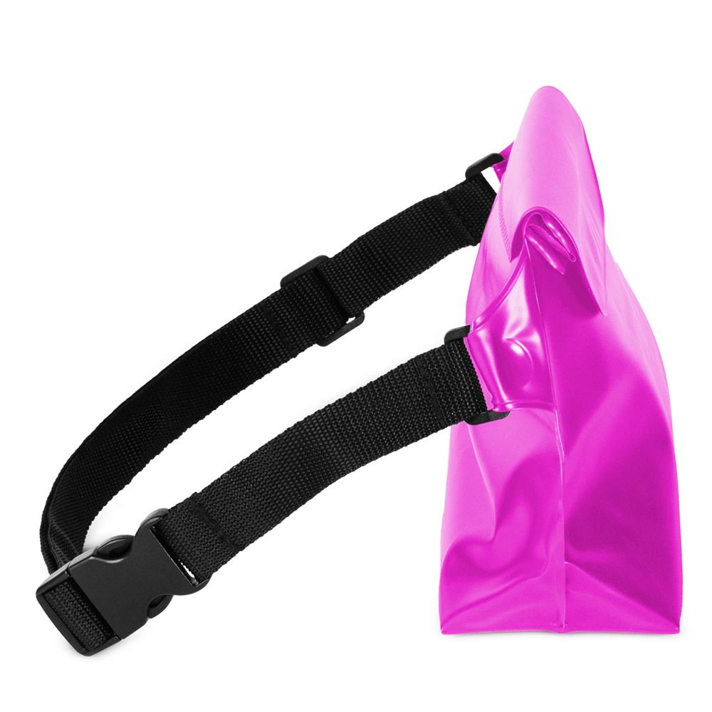 Wasserdichte PVC-Tasche / Hüfttasche in Pink