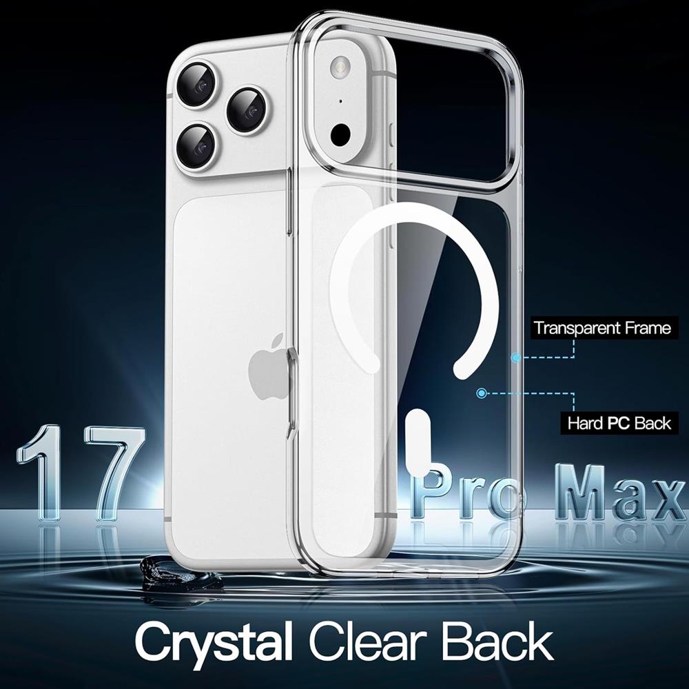 Magsafe TPU Case für Apple iPhone 17 Pro Max in Transparent