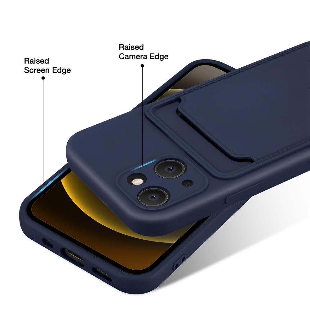 Card Case für Apple iPhone 15 Plus in Blau
