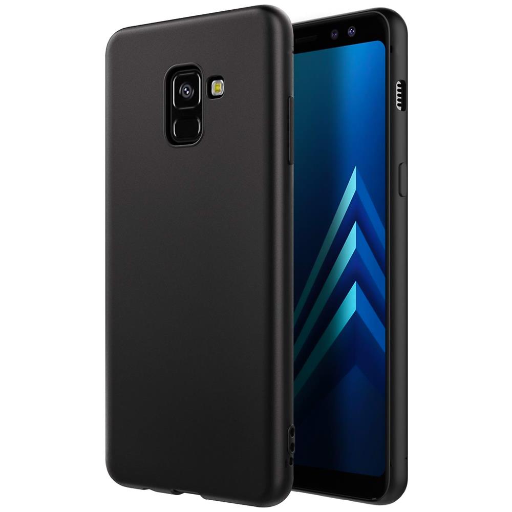 Classic TPU für Samsung Galaxy A8 Plus 2018 in Schwarz