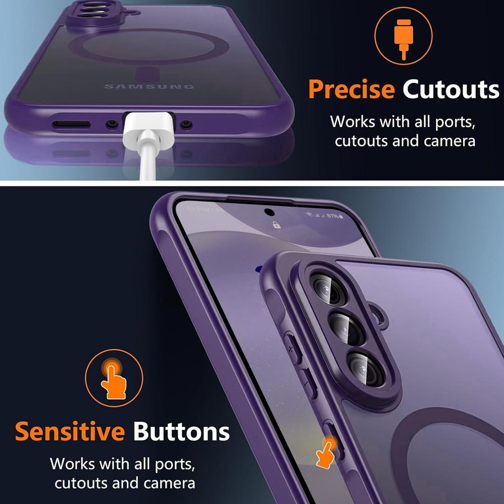 Zoya TPU für Samsung Galaxy S25 FE in Lila