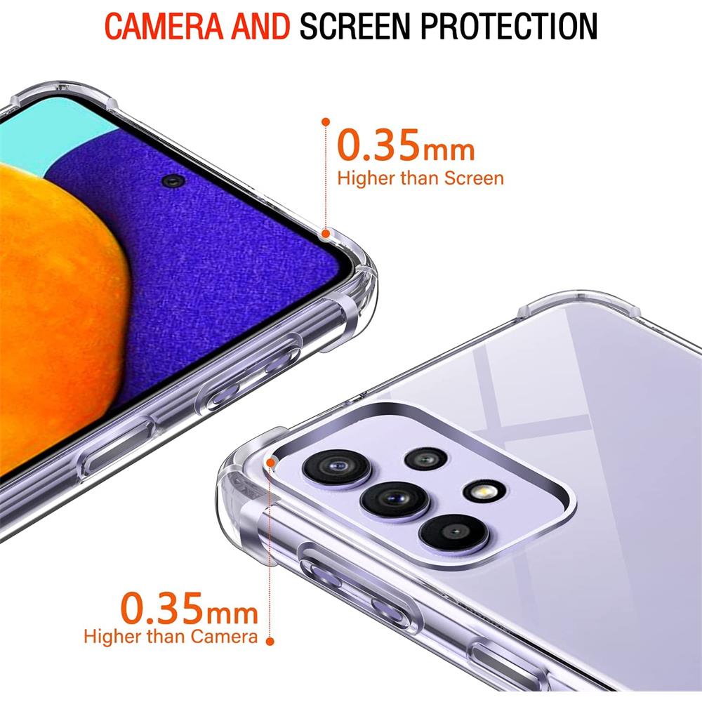 Rugged TPU für Samsung Galaxy A72 in Transparent