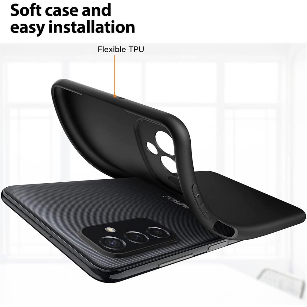 Classic TPU für Samsung Galaxy M52 5G in Schwarz