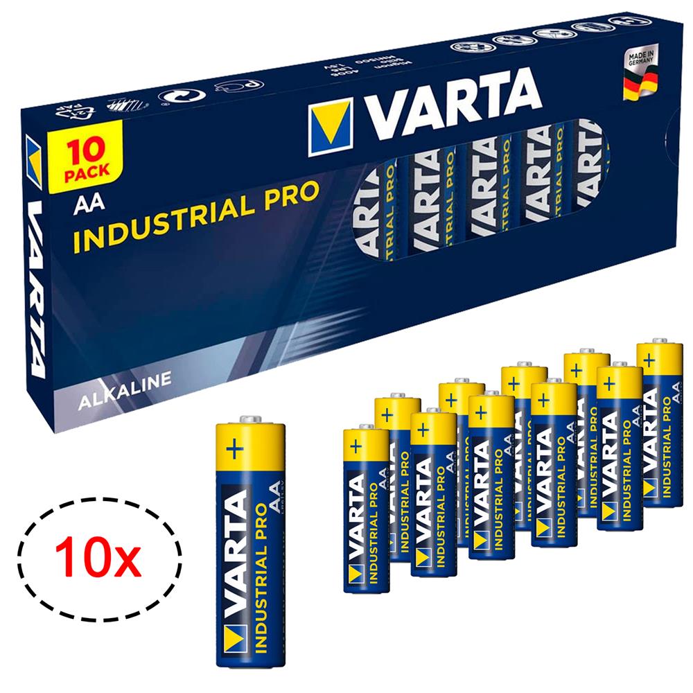 10er VARTA Industrial Alkaline,Mignon AA,LR06,1.5V
